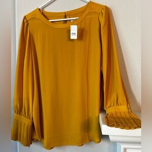 LOFT golden Yellow Top